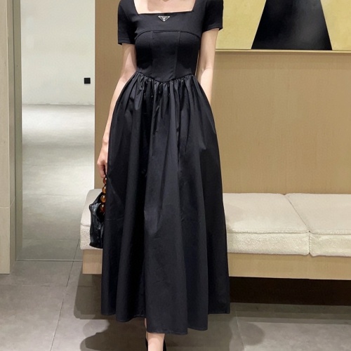 Prada Dresses Short Sleeved For Women #1202011 $76.00 USD, Wholesale Replica Prada Dresses
