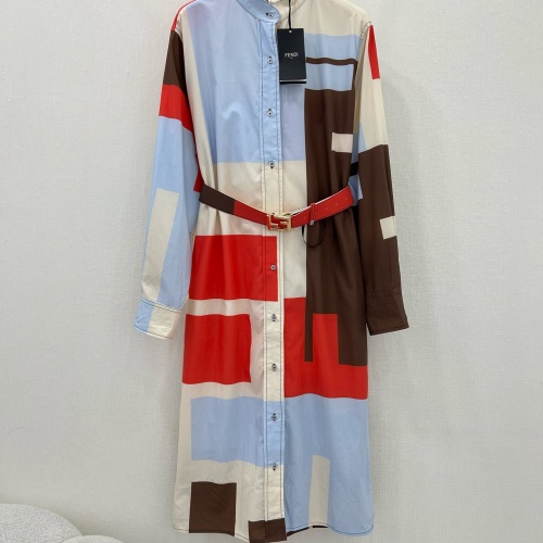 Fendi Dresses Long Sleeved For Women #1202075 $140.00 USD, Wholesale Replica Fendi Dresses