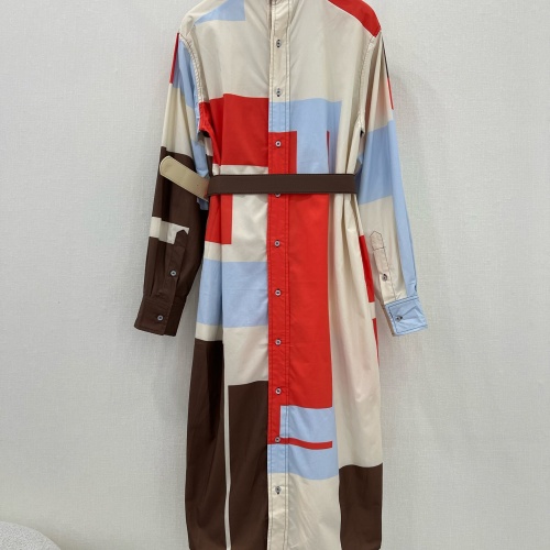 Replica Fendi Dresses Long Sleeved For Women #1202075 $140.00 USD for Wholesale