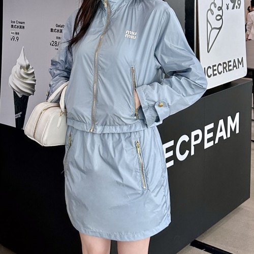 Replica MIU MIU Tracksuits Long Sleeved For Women #1202366 $105.00 USD for Wholesale