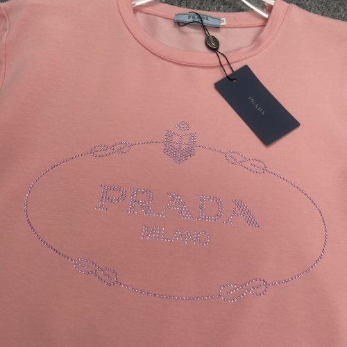Replica Prada Tracksuits Short Sleeved For Women #1202377 $85.00 USD for Wholesale