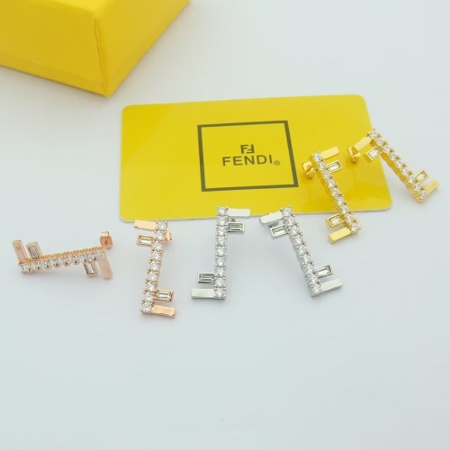 Replica Fendi Earrings For Women #1202551 $25.00 USD for Wholesale