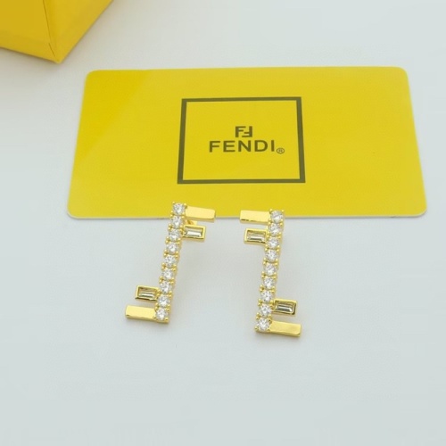 Fendi Earrings For Women #1202553 $25.00 USD, Wholesale Replica Fendi Earrings