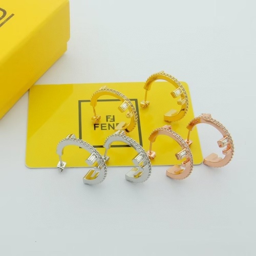 Replica Fendi Earrings For Women #1202554 $29.00 USD for Wholesale