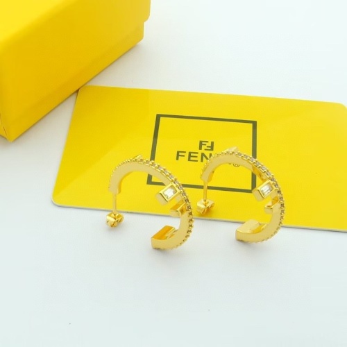 Fendi Earrings For Women #1202555 $29.00 USD, Wholesale Replica Fendi Earrings