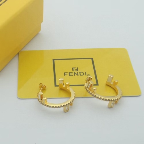Replica Fendi Earrings For Women #1202555 $29.00 USD for Wholesale