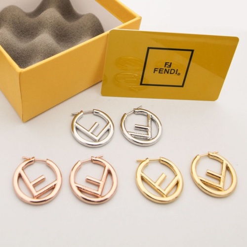 Replica Fendi Earrings For Women #1202564 $29.00 USD for Wholesale