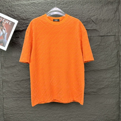 Fendi T-Shirts Short Sleeved For Unisex #1202604 $40.00 USD, Wholesale Replica Fendi T-Shirts