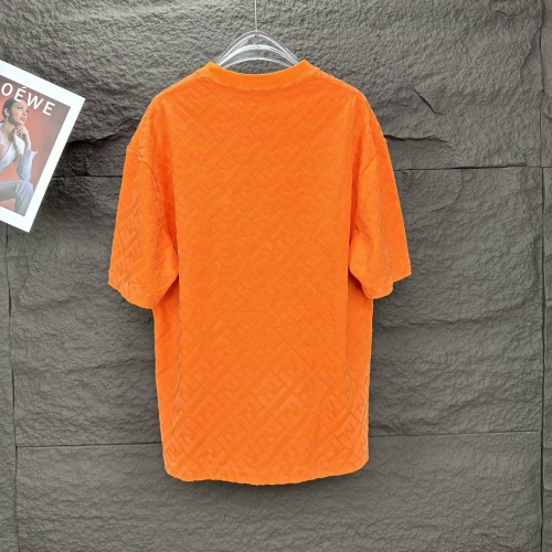 Replica Fendi T-Shirts Short Sleeved For Unisex #1202604 $40.00 USD for Wholesale