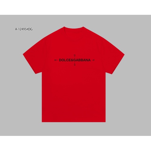 Dolce &amp; Gabbana D&amp;G T-Shirts Short Sleeved For Unisex #1202666 $36.00 USD, Wholesale Replica Dolce &amp; Gabbana D&amp;G T-Shirts
