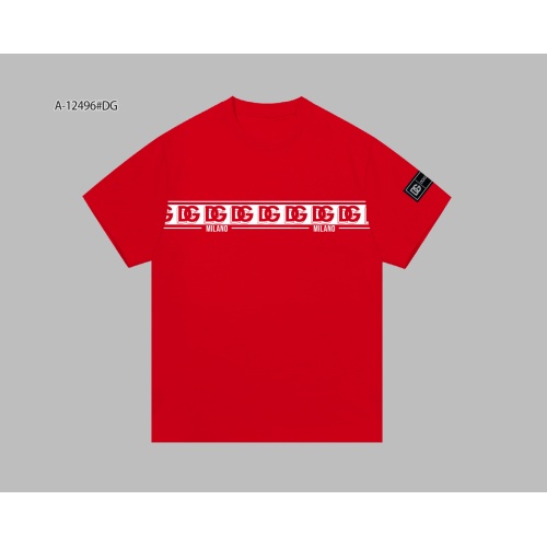 Dolce &amp; Gabbana D&amp;G T-Shirts Short Sleeved For Unisex #1202667 $36.00 USD, Wholesale Replica Dolce &amp; Gabbana D&amp;G T-Shirts