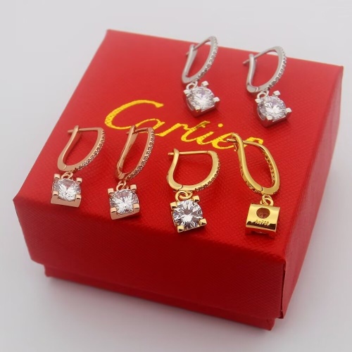 Replica Cartier Earrings For Women #1202711 $27.00 USD for Wholesale