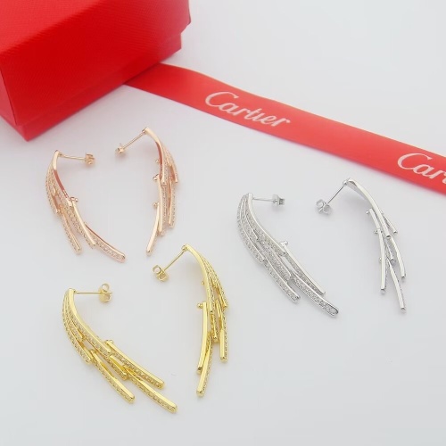 Replica Cartier Earrings For Women #1202714 $36.00 USD for Wholesale