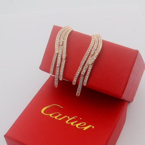 Replica Cartier Earrings For Women #1202715 $36.00 USD for Wholesale