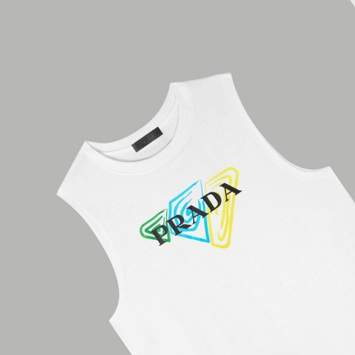 Replica Prada T-Shirts Sleeveless For Unisex #1202798 $40.00 USD for Wholesale