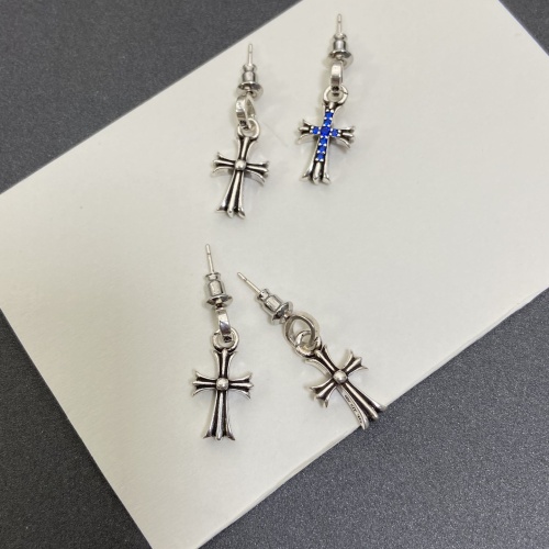 Replica Chrome Hearts Earrings For Women #1202830 $32.00 USD for Wholesale