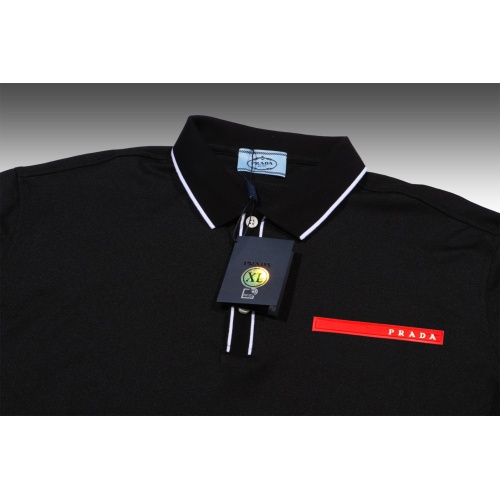 Replica Prada T-Shirts Long Sleeved For Men #1202840 $48.00 USD for Wholesale