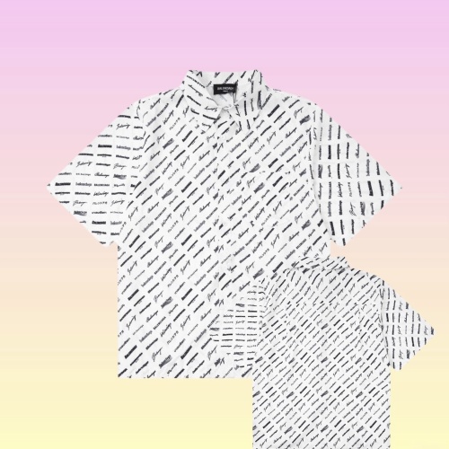 Balenciaga Shirts Short Sleeved For Unisex #1202861