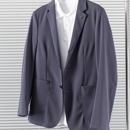 Prada Jackets Long Sleeved For Men #1202922 $112.00 USD, Wholesale Replica Prada Jackets