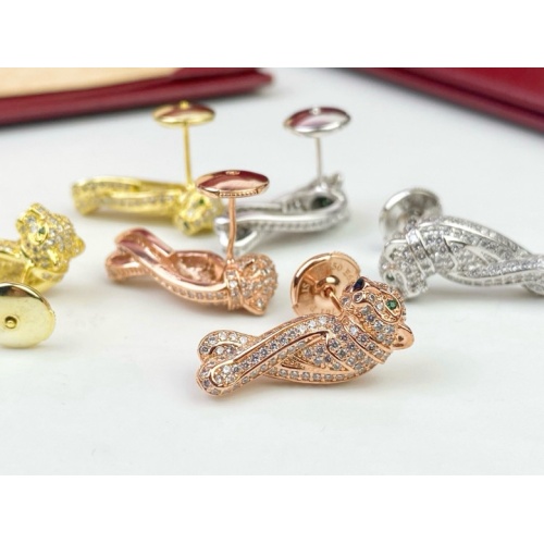 Replica Cartier Earrings For Women #1203074 $34.00 USD for Wholesale