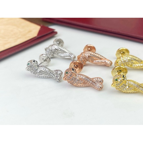 Replica Cartier Earrings For Women #1203074 $34.00 USD for Wholesale