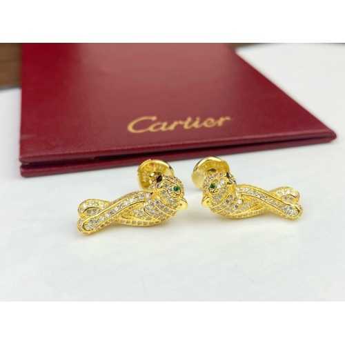 Cartier Earrings For Women #1203076 $34.00 USD, Wholesale Replica Cartier Earrings