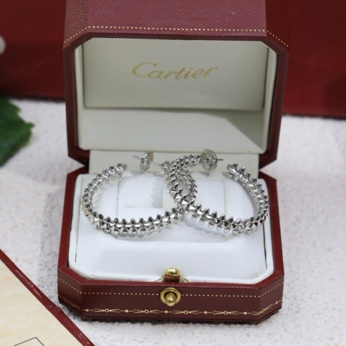 Replica Cartier Earrings For Women #1203111 $52.00 USD for Wholesale