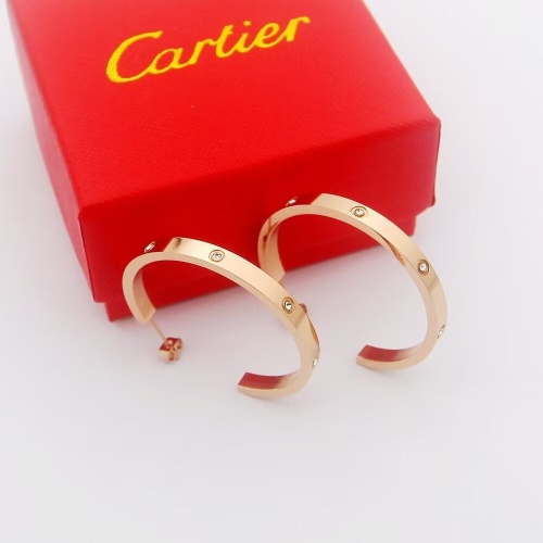 Cartier Earrings For Women #1203140 $32.00 USD, Wholesale Replica Cartier Earrings