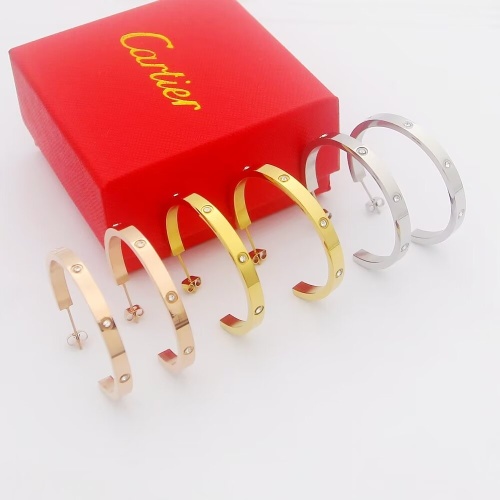 Replica Cartier Earrings For Women #1203141 $32.00 USD for Wholesale