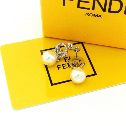 Replica Fendi Earrings For Women #1203142 $25.00 USD for Wholesale