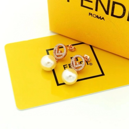 Fendi Earrings For Women #1203143 $25.00 USD, Wholesale Replica Fendi Earrings