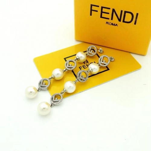 Fendi Earrings For Women #1203148 $32.00 USD, Wholesale Replica Fendi Earrings