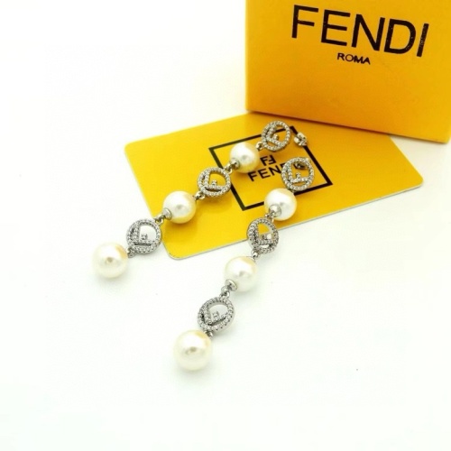 Replica Fendi Earrings For Women #1203148 $32.00 USD for Wholesale