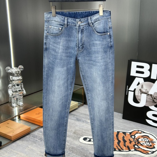 Replica Chrome Hearts Jeans For Men #1203163 $60.00 USD for Wholesale
