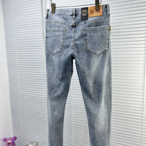 Replica Fendi Jeans For Men #1203193 $85.00 USD for Wholesale