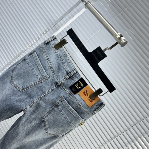 Replica Fendi Jeans For Men #1203193 $85.00 USD for Wholesale