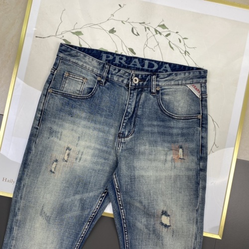 Replica Prada Jeans For Men #1203230 $85.00 USD for Wholesale