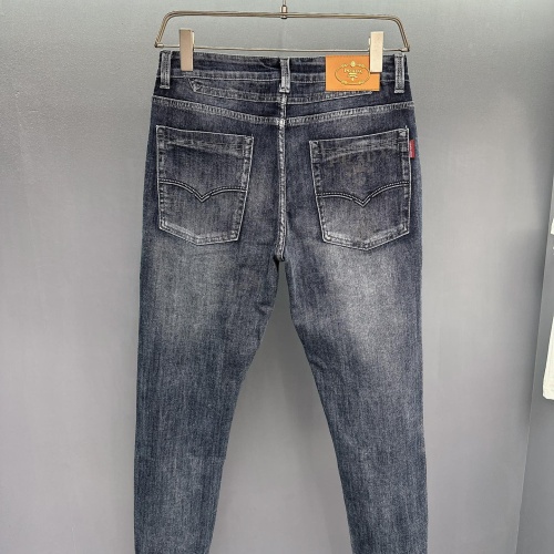 Replica Prada Jeans For Men #1203233 $85.00 USD for Wholesale