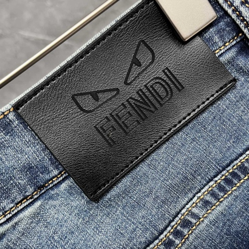 Replica Fendi Jeans For Men #1203280 $85.00 USD for Wholesale