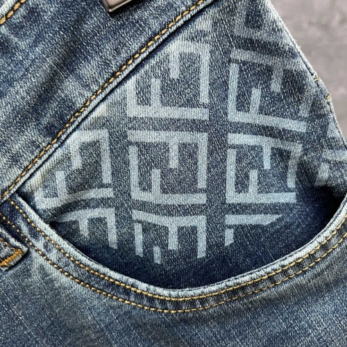 Replica Fendi Jeans For Men #1203280 $85.00 USD for Wholesale