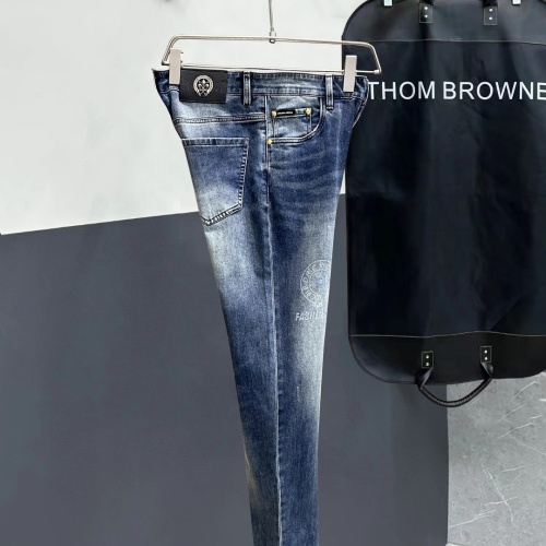 Replica Chrome Hearts Jeans For Men #1203281 $85.00 USD for Wholesale