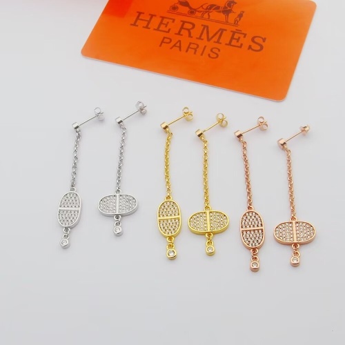 Replica Hermes Earrings For Women #1203320 $27.00 USD for Wholesale