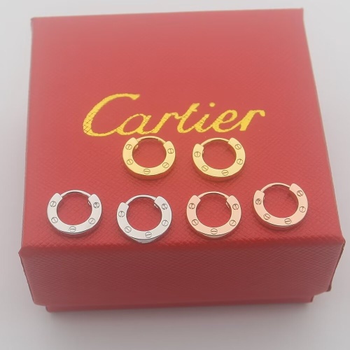 Replica Cartier Earrings For Women #1203333 $25.00 USD for Wholesale