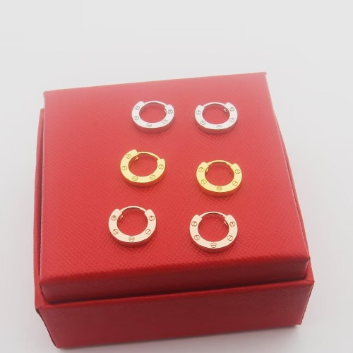 Replica Cartier Earrings For Women #1203333 $25.00 USD for Wholesale