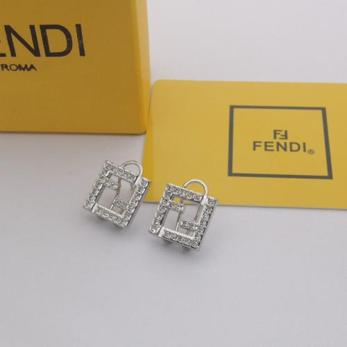 Fendi Earrings For Women #1203500 $25.00 USD, Wholesale Replica Fendi Earrings