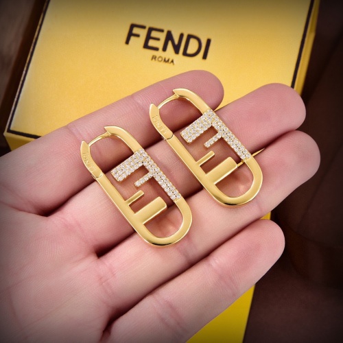 Fendi Earrings For Women #1203574 $34.00 USD, Wholesale Replica Fendi Earrings