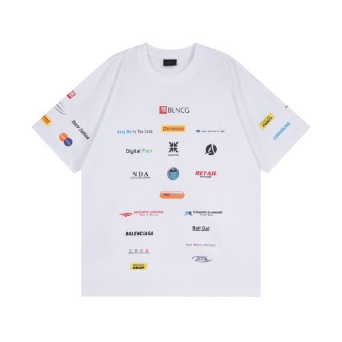Balenciaga T-Shirts Short Sleeved For Unisex #1203632 $40.00 USD, Wholesale Replica Balenciaga T-Shirts