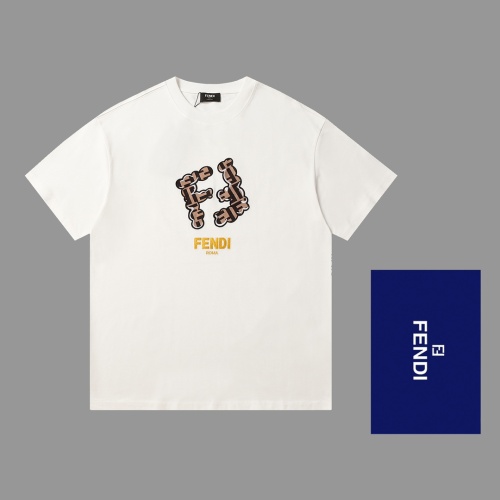 Fendi T-Shirts Short Sleeved For Unisex #1203691 $41.00 USD, Wholesale Replica Fendi T-Shirts