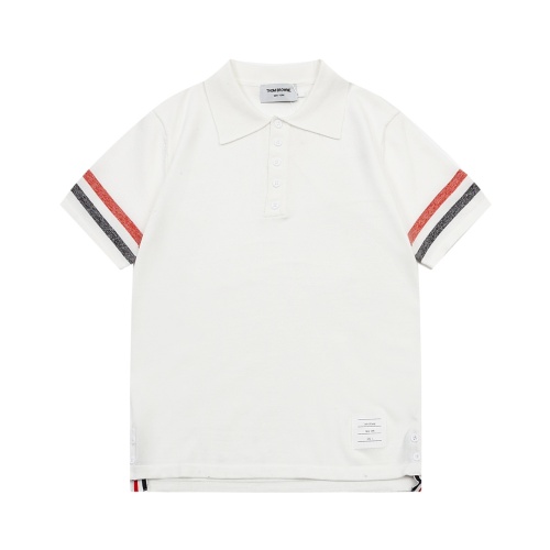 Thom Browne TB T-Shirts Short Sleeved For Men #1203780 $41.00 USD, Wholesale Replica Thom Browne TB T-Shirts
