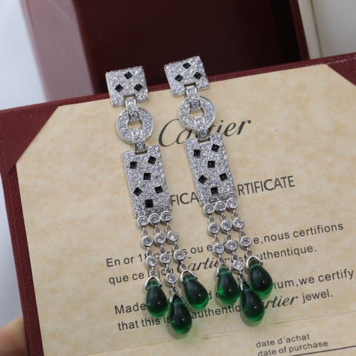 Replica Cartier Earrings For Women #1203880 $45.00 USD for Wholesale